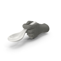Glove Holding a Soup Spoon PNG & PSD Images