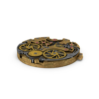 Watch Mechanism Brass Old PNG & PSD Images