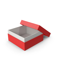Cardboard Box Opened Red PNG & PSD Images