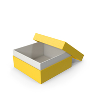 Cardboard Box Opened Yellow PNG & PSD Images