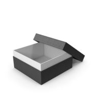 Cardboard Box Opened Black PNG & PSD Images