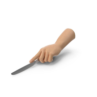 Hand Holding a Dinner Knife PNG & PSD Images