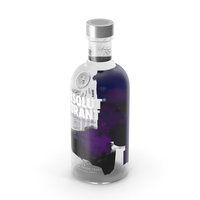 Absolut Kurant Vodka Bottle PNG & PSD Images