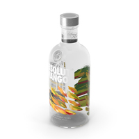 Absolut Mango Vodka Bottle PNG & PSD Images