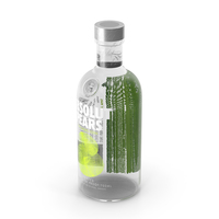 Absolut Pears Vodka Bottle PNG & PSD Images