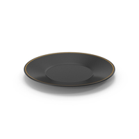 Ceramic Plate Black PNG & PSD Images