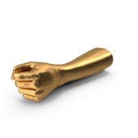 Golden Hand Handle Grip Pose PNG & PSD Images
