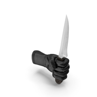 Glove Holding a Hunting Knife PNG & PSD Images