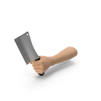 Hand Holding a Cleaver PNG & PSD Images