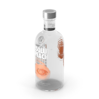 Absolut Apeach Vodka Bottle PNG & PSD Images