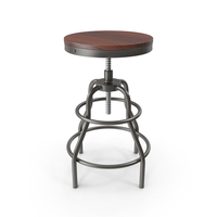 Industrial Mansard Stool PNG & PSD Images