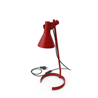 Desk Lamp Red PNG & PSD Images