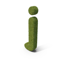 Grass Small Letter J PNG & PSD Images