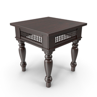 Maharaja End Table PNG & PSD Images