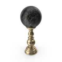 Marble Ball on Stand PNG & PSD Images