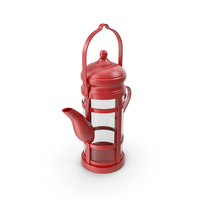 Red Teapot Lantern PNG & PSD Images