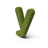 Grass Small Letter Y PNG & PSD Images