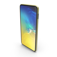 Samsung Galaxy S10E Yellow PNG & PSD Images