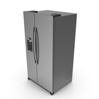 Samsung Stainless Side By Side Refrigerator PNG & PSD Images