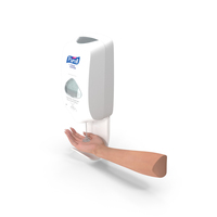 Sanitizer Dispenser with Hand PNG & PSD Images