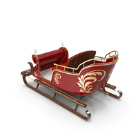 Santa Sleigh PNG & PSD Images