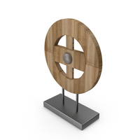 Sculpture Wheel on Stand PNG & PSD Images
