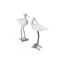 Seabirds Statue PNG & PSD Images