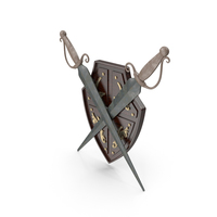 Shield and Swords PNG & PSD Images