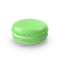 French Macaroon Green PNG & PSD Images