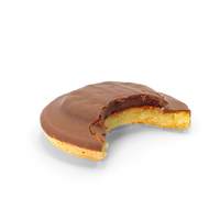 Chocolate Jaffa Cake with Raspberry Jelly Bitten PNG & PSD Images