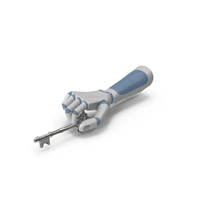 RoboHand Holding a Fancy Key PNG & PSD Images