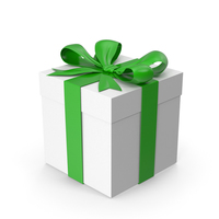 Gift Box Green PNG & PSD Images