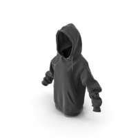 Womens Hoody Black PNG & PSD Images