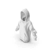 Women's Hoody White PNG & PSD Images