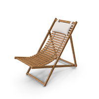 Beach Chair with Pillow PNG & PSD Images