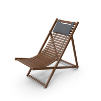 Beach Chair with Pillow PNG & PSD Images