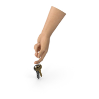 Hand Holding a Key Chain PNG & PSD Images