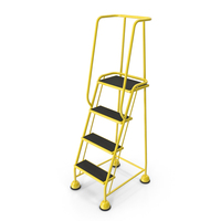 4 Tread Step Ladder PNG & PSD Images