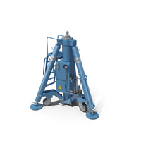 Aircraft Tripod Jack 06 PNG & PSD Images