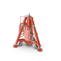 Aircraft Tripod Jack 07 PNG & PSD Images