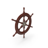Wooden Ship's Wheel PNG & PSD Images