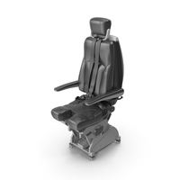 Airplane Pilot Chair 02 PNG & PSD Images