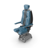 Airplane Pilot Chair 03 PNG & PSD Images