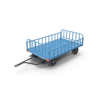 Airport Luggage Trailer PNG & PSD Images