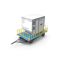 Airport Luggage Trailer PNG & PSD Images