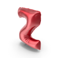 Balloon Letter Z Red PNG & PSD Images