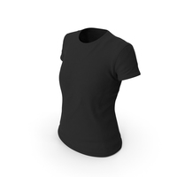 Female Crew Neck Worn PNG & PSD Images
