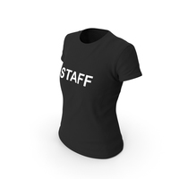 Female Crew Neck Worn Staff PNG & PSD Images