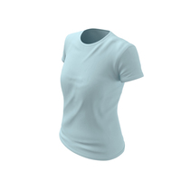 Female Crew Neck Worn PNG & PSD Images