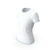 Female Crew Neck Worn PNG & PSD Images